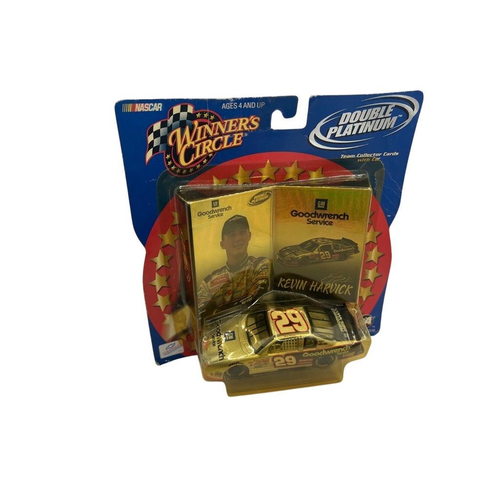 NASCAR Winner Circle Kevin Harvick 29 Double Platinum 1:43 Diecast Gold Car 2002